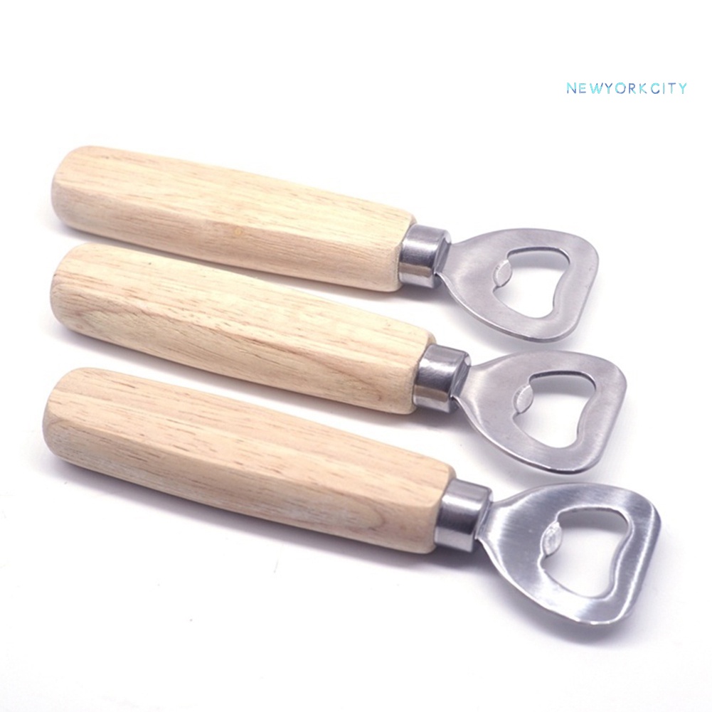 Dụng Cụ Mở Nắp Chai Hình Trái Tim Bằng Gỗ Độc Đáo