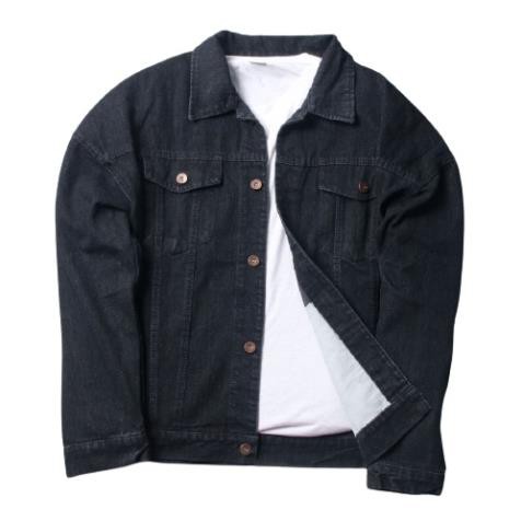 HCM Áo Khoác Jean Nam  Nữ Unisex Xanh Đen Huyền Thoại AKJ1006