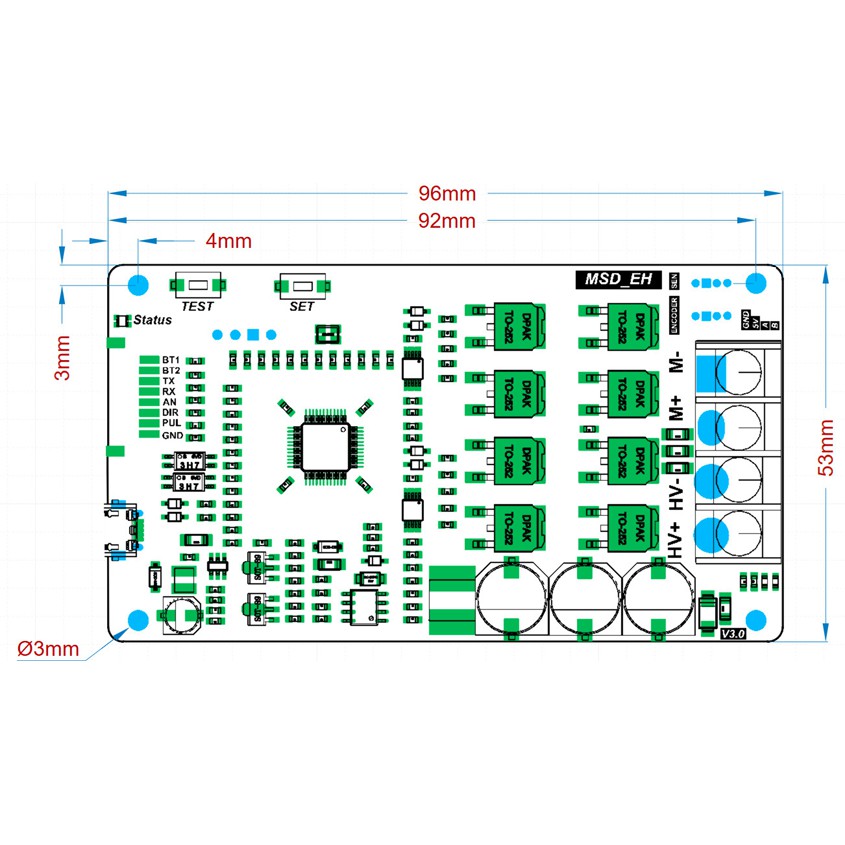 Mạch điều khiển vị trí, vận tốc, gia tốc động cơ Encoder, Dc Servo Motor , Động cơ Servo Japan, Driver MSD_E20AI