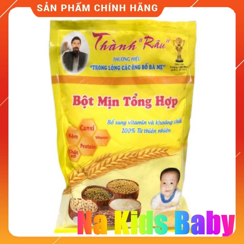 Bột mịn tổng hợp Thành Râu túi 500g cho bé ăn dặm date mới