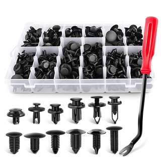 100 Cái / hộp Ô Tô Cản Lỗ Nhựa Đẩy Vít Đinh Tán Khóa Cửa Bảng Cố Định Kẹp Cho Ô Tô Tự Động