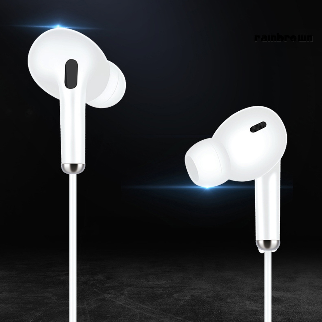 /REJ/ Universal Wired Dynamic Semi-in-ear Headset Earphone Heavy Bass Stereo Headphone