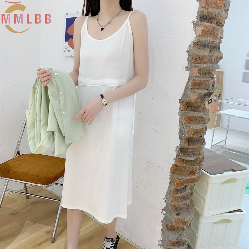 Đầm Tay Ngắn Cổ Tròn Bằng Cotton Cỡ Lớn Thoải Mái Phong Cách Hàn Quốc Thời Trang Mùa Hè Cho Nữ