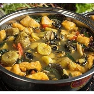 (CỰC RẺ) set ốc om chuối đậu kèm sốt