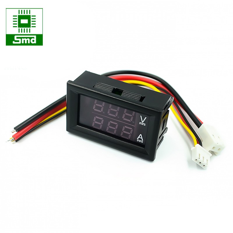 Đồng hồ Led đo dòng áp DC kỹ thuật số 100V 10A