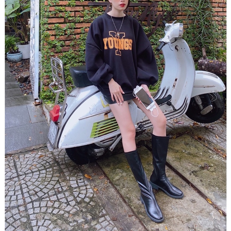 [HÌNH ẢNH-VIDEO DO SHOP THỰC HIỆN] ÁO SWEATER NỈ BÔNG NAM NỮ | BigBuy360 - bigbuy360.vn