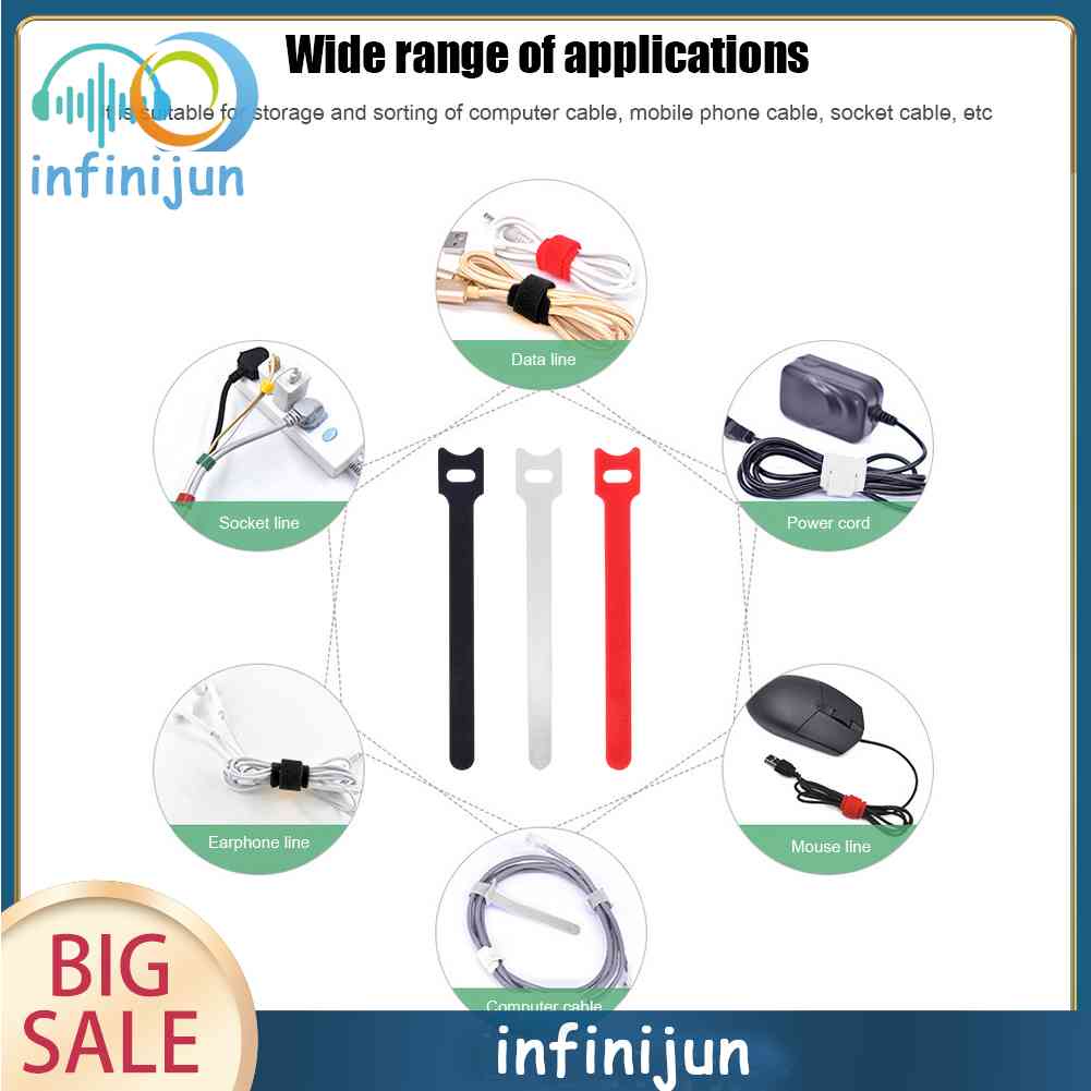 Set 10 Dây Đai Nylon Buộc Cần Câu Cá Chuyên Dụng