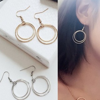 Bông tai khuyên tròn- Bông tai dự tiệc, đi tiệc, đơn giản, dễ thương