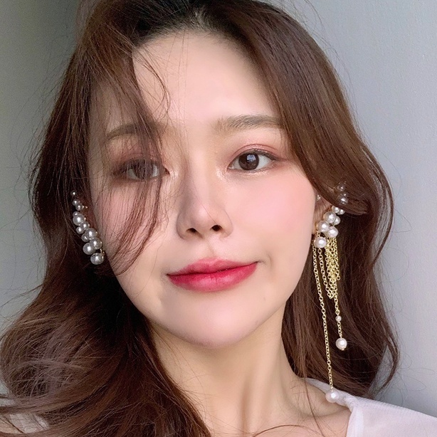 Bông Tai Dạng Kẹp Đính Ngọc Trai Thời Trang Cao Cấp Phong Cách Hàn Quốc Cho Nữ