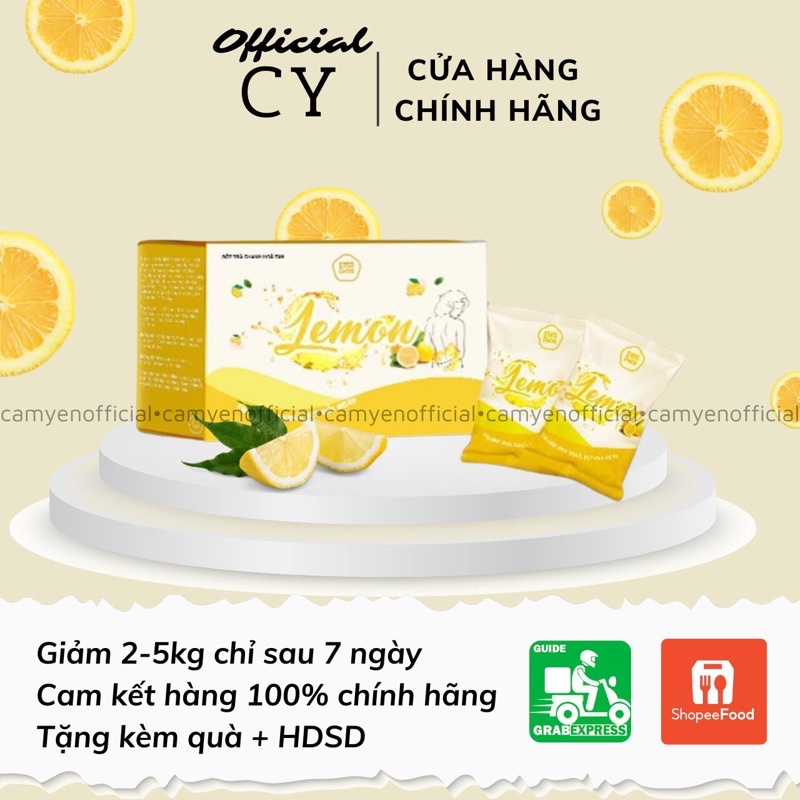 Emoslim vị chanh giảm cân nhanh chóng hiệu quả - Tặng bình đựng nước 100ml
