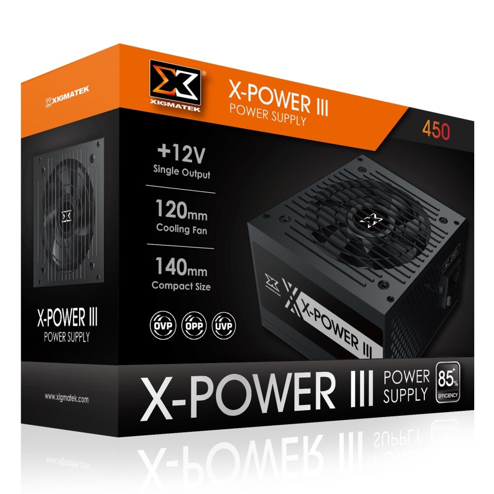 Nguồn máy tính XIGMATEK X-POWER III X-450 (EN45969)