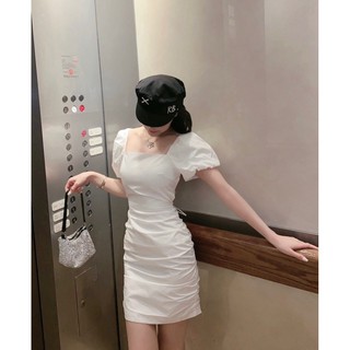 ĐẦM TRẮNG NHÚN ĐAN DÂY LƯNG