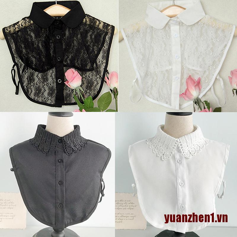 Cổ Áo Sơ Mi Giả Kiểu Dáng Vintage Thời Trang Nữ