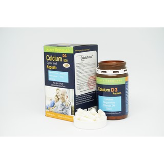 [Chính hãng nhập khẩu Đức] Viên uống bổ sung canxi CALCIUM D3 KAPSELN (Lọ 60 viên nang)