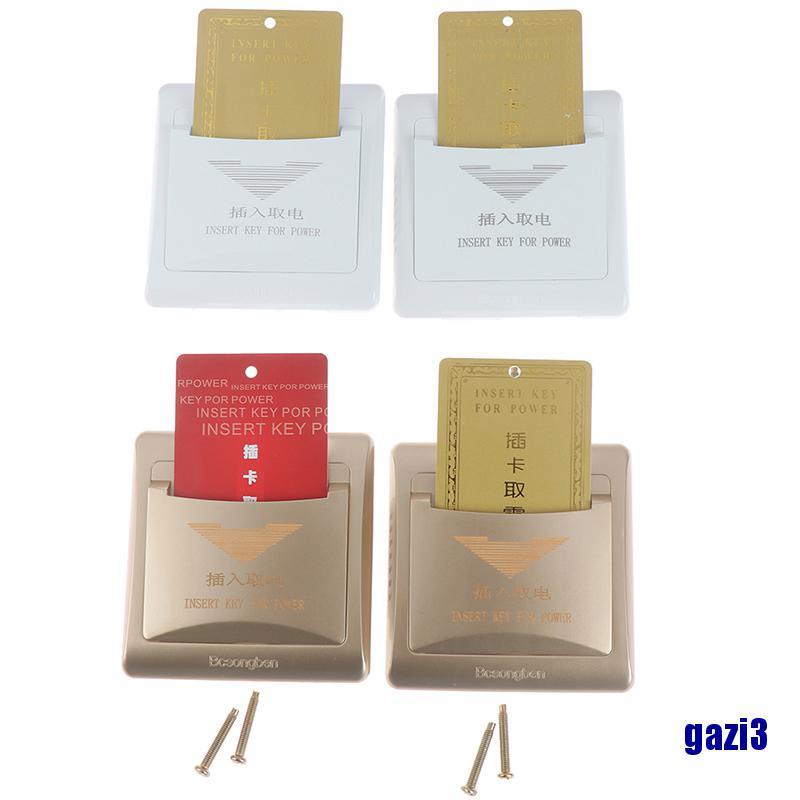 Bộ 3 Công Tắc Gắn Tường Tiết Kiệm Năng Lượng Cho Khách Sạn Giá Đỡ | BigBuy360 - bigbuy360.vn