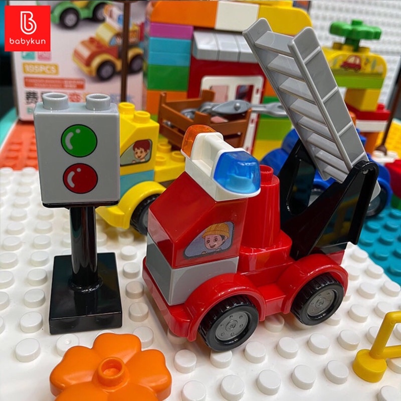 [Hàng HOT] Lego Feelo Tương Thích Duplo Gas Station Hàng Cao Cấp