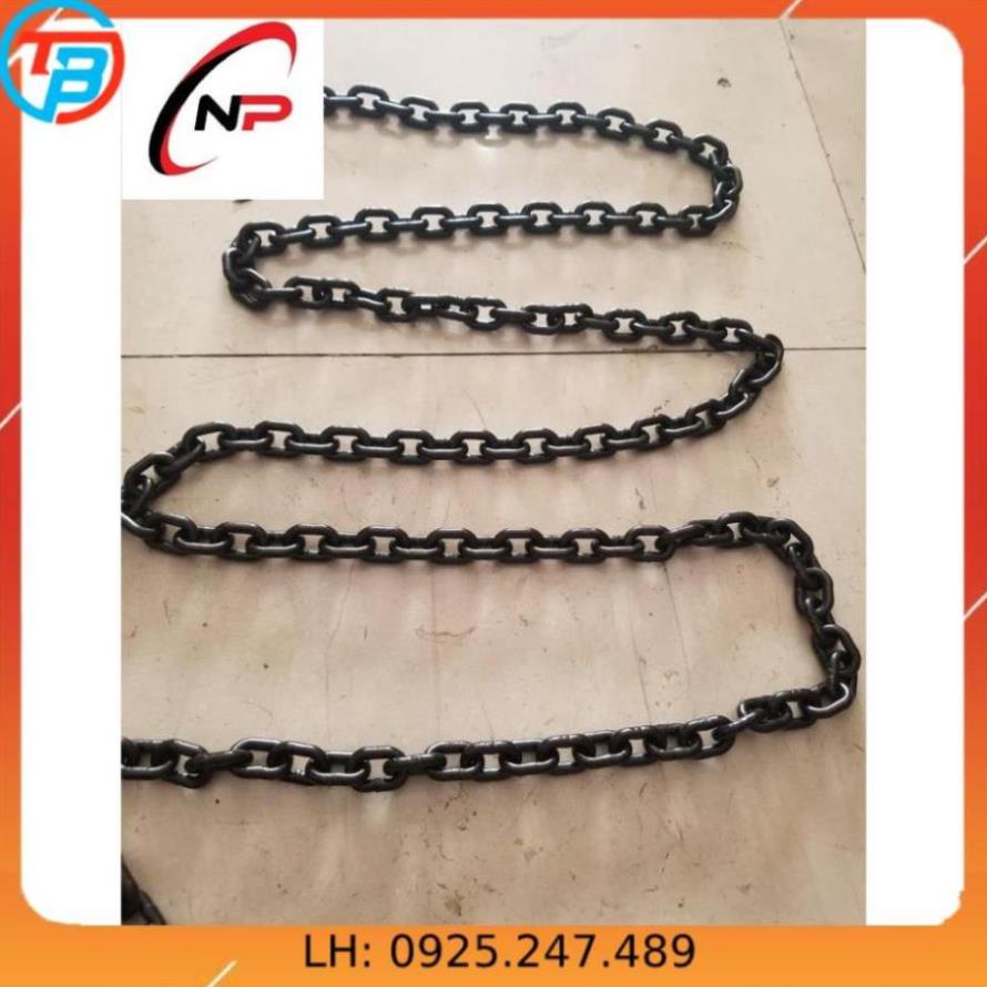 Dây xích đúc tải cao đen công nghiệp phi 6mm.loại tải và chịu lực cưc tốt.kimkhinhatphat