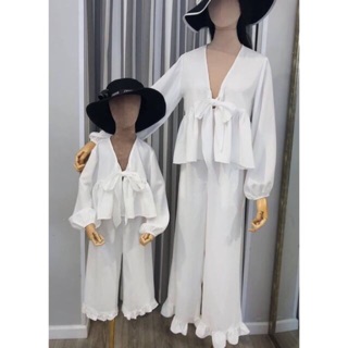 Xả set mẹ bé thiết kế, mẹ size L bé số 4
