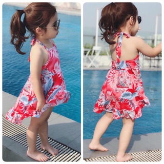 Đầm đuôi cá bé gái kèm tuban
