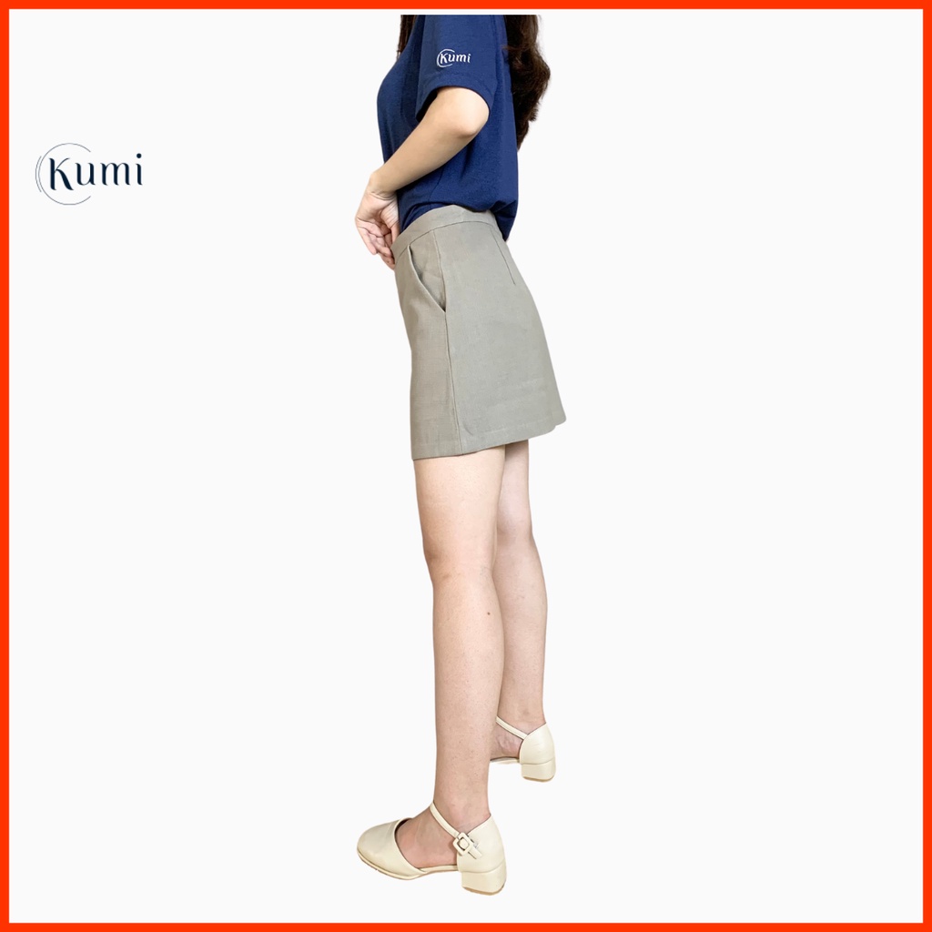 Chân váy chữ A cao cấp chất Kaki co giãn phối đồ cực đẹp Kumi Fashion | BigBuy360 - bigbuy360.vn