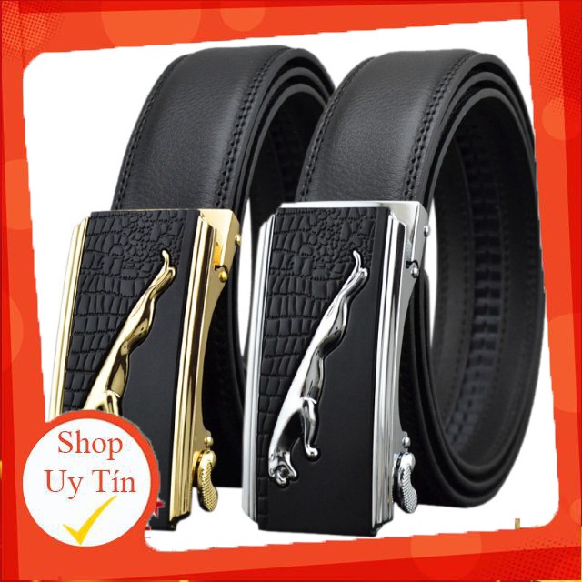 Thắt lưng nam da thật Anh Tho Leather - P129 - Mặt báo sang trọng -Hàng nhập khẩu