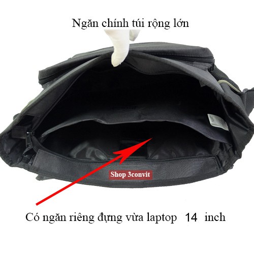 Cặp đeo chéo thời trang laptop 14INCH TNF