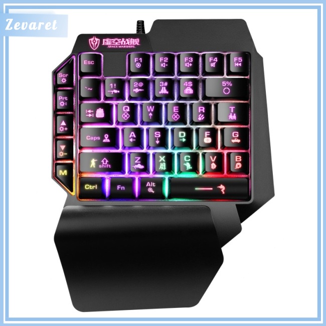 Bàn Phím Chơi Game Có Đèn Nền Mini Cho Điện Thoại/Máy Tính Bảng