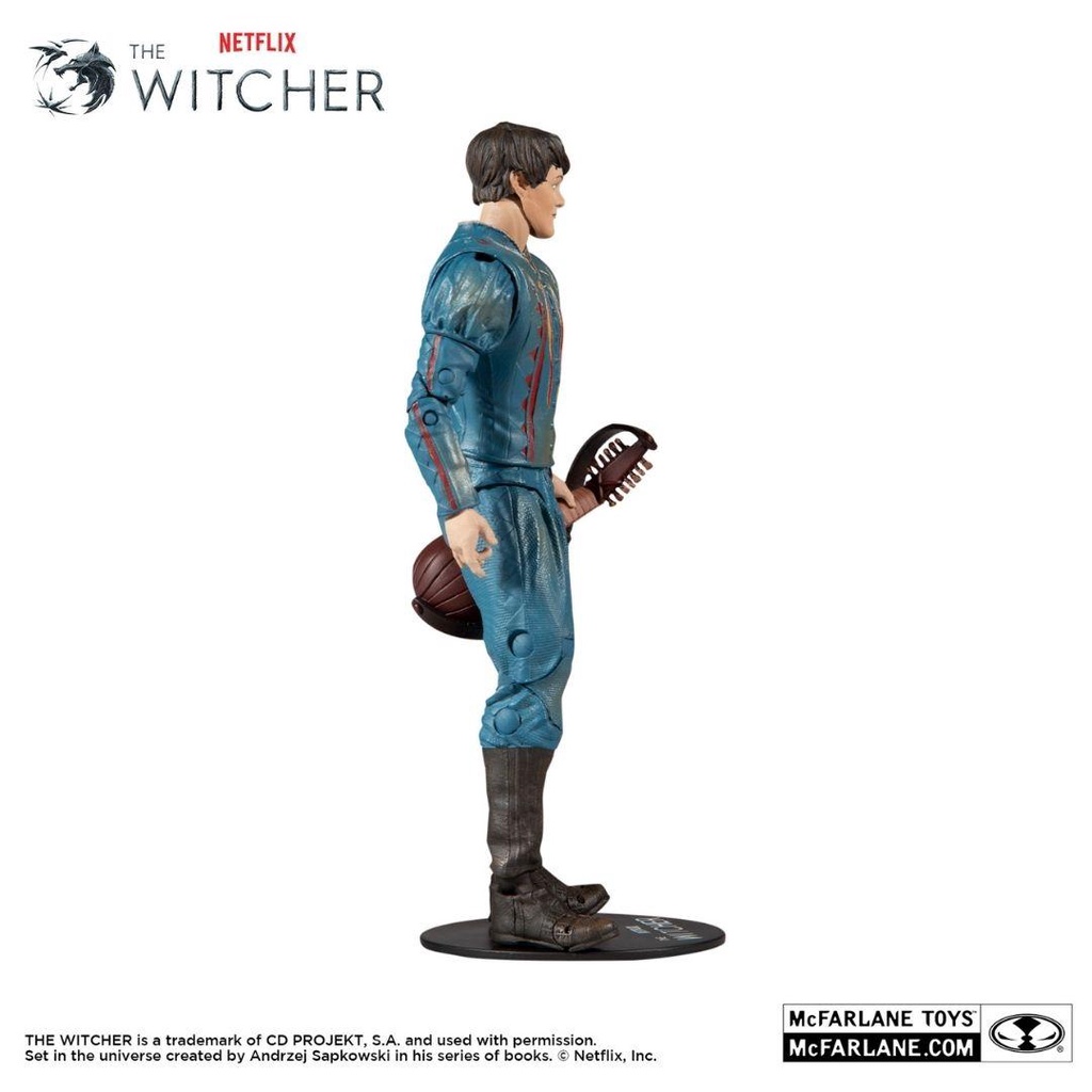 Mô hình The Witcher Jaskier 18cm Witcher Netflix Season 1 Mô hình có khớp Nhựa PVC, ABS CHÍNH HÃNG MỸ TWMF08