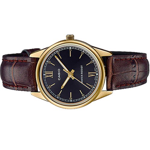 Đồng hồ nữ dây da Casio Anh Khuê LTP-V005GL-1B2UDF
