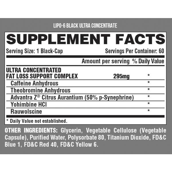 Lipo 6 | Nutrex Lipo-6 Black Ultra Concentrate Viên Uống Đốt Mỡ Cao Cấp  - Nhập Mỹ - Chính Hãng Suppcare Store