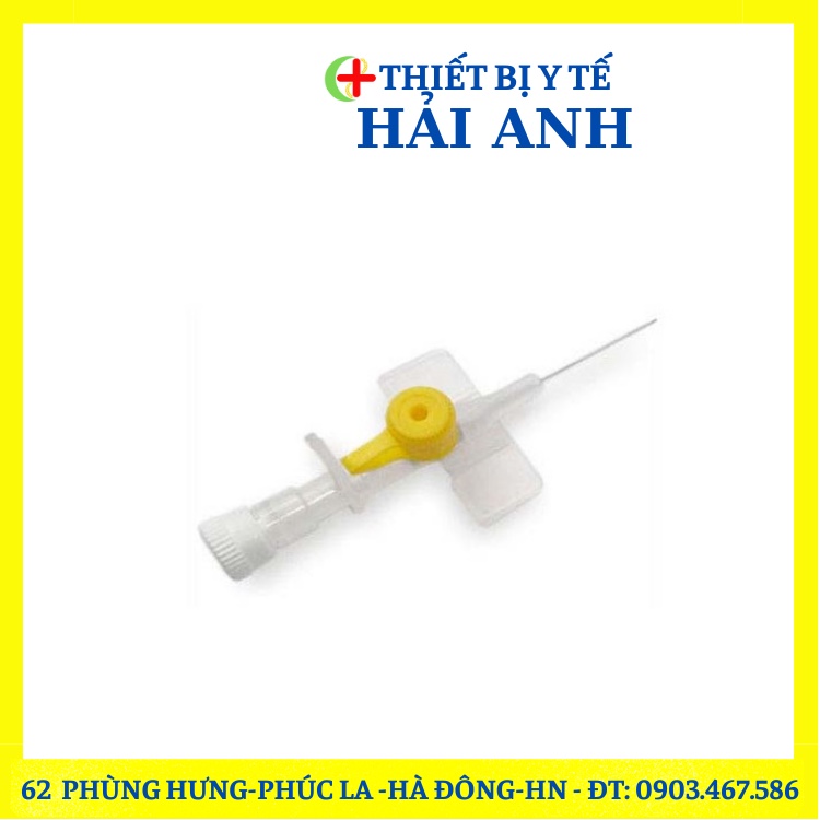 Kim luồn tĩnh Healflon, Chính Hãng Ấn Độ, 18G-20G-22G-24G ( hộp 100c), truyền dịch, dễ dàng vận động