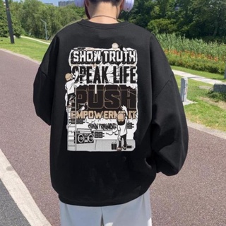 Áo sweater in hình SHOW TRUTH nam nữ form rộng