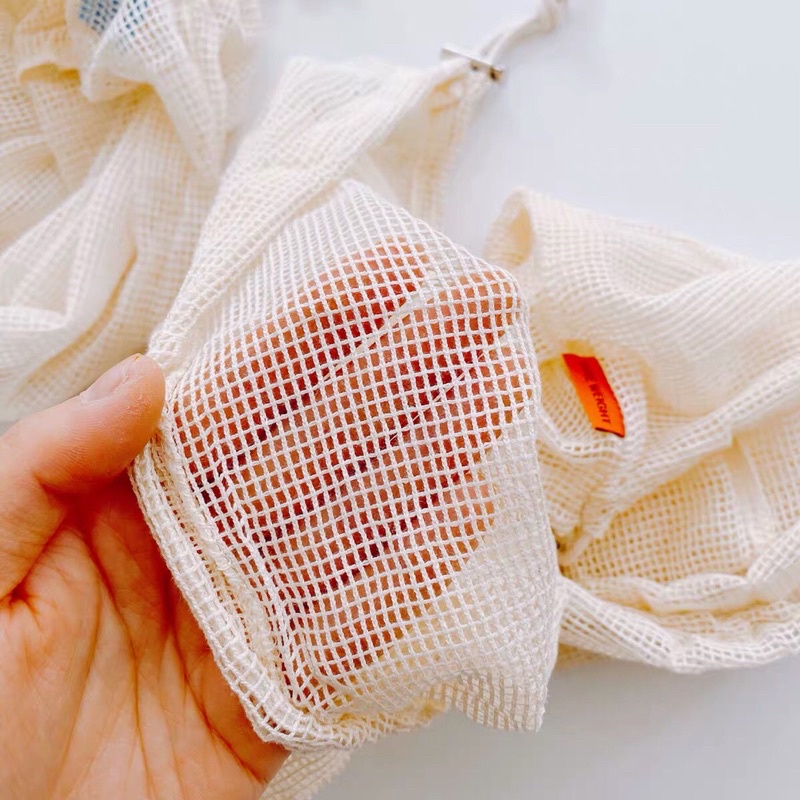 Túi lưới đựng thực phẩm thay thế túi nilon, tiện lợi, bảo vệ môi trường