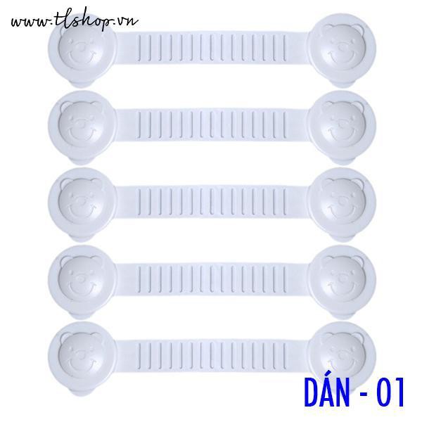 CHỐT KHÓA GÀI TỦ HÌNH GẤU - KHÓA AN TOÀN MÃ 01