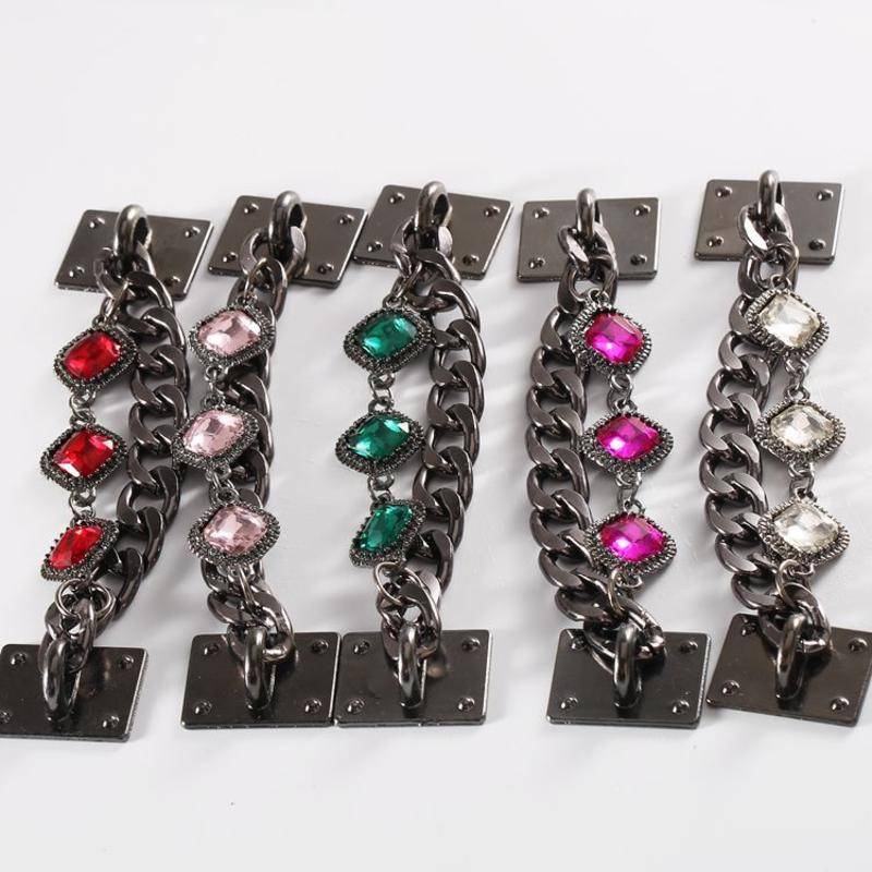 Phụ Kiện Nút Gắn Giày Thời Trang Cá Tính#Loạt Đá Quý Kim Loại