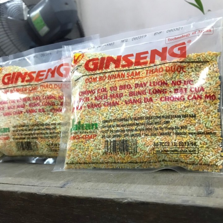Sản Phẩm bổ gà đá GINSENG  cốm siêu tan nhân sâm thảo dược