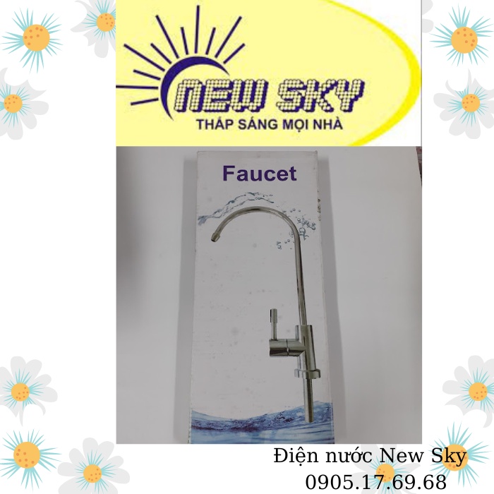 Vòi cổ ngỗng inox dùng cho cây máy nước nóng lạnh
