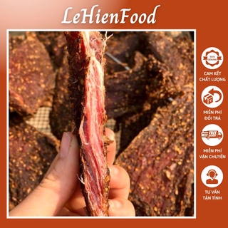 1KG Thịt Lợn (heo) Khô Gác Bếp Tây Bắc thơm mùi hạt dổi , mắc khén_ Tặng chẩm chéo