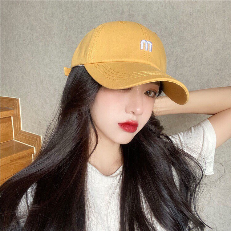 Mũ lưỡi trai thêu chữ M thời trang SV-27