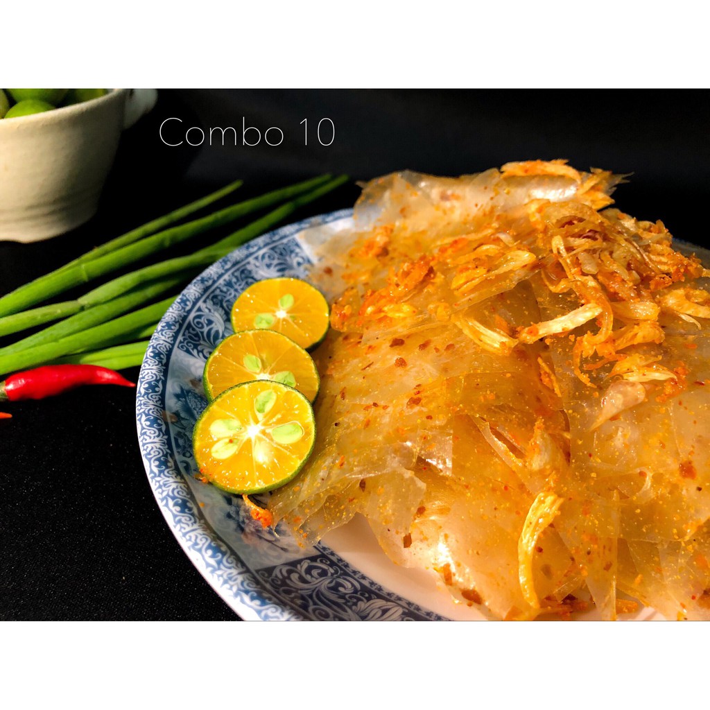 Bánh tráng trộn Chú Hải bánh tráng tỏi phi