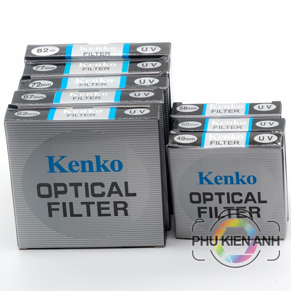 Filter kính lọc uv kenko đủ size từ 37mm - 82mm