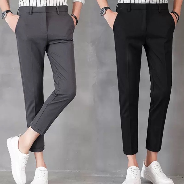 Free ship 50 _Quần tây Hàn Quốc vải cotton mềm mịn
