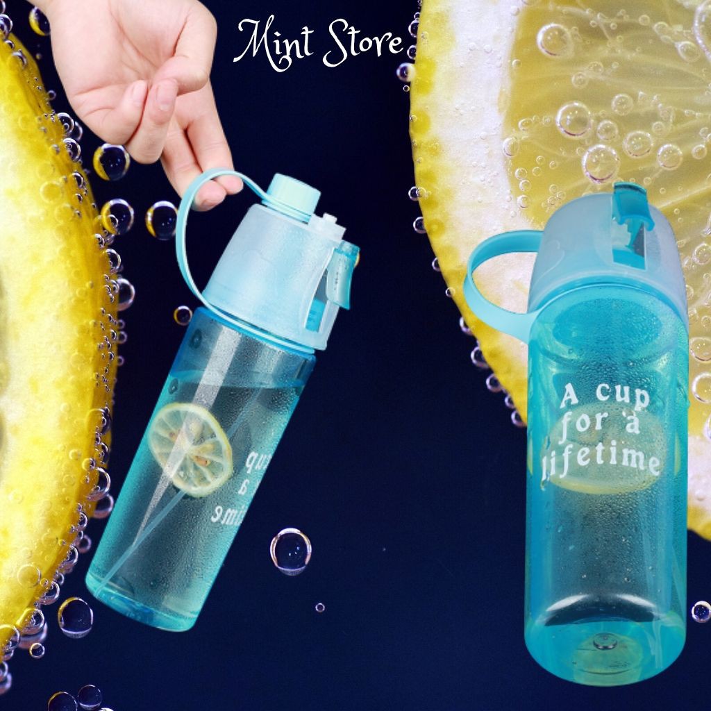 Bình nước uống phun sương thông minh đa chức năng thế hệ mới nhựa an toàn sức khỏe | BigBuy360 - bigbuy360.vn