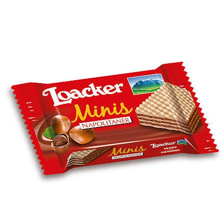 Bánh xốp Loacker Minis Napolitaner gói 200g