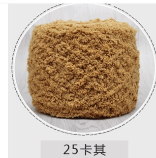 len bông xù cuộn 100g