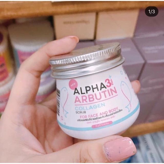 TẨY TẾ BÀO CHẾT DA MẶT ALPHA ARBUTIN