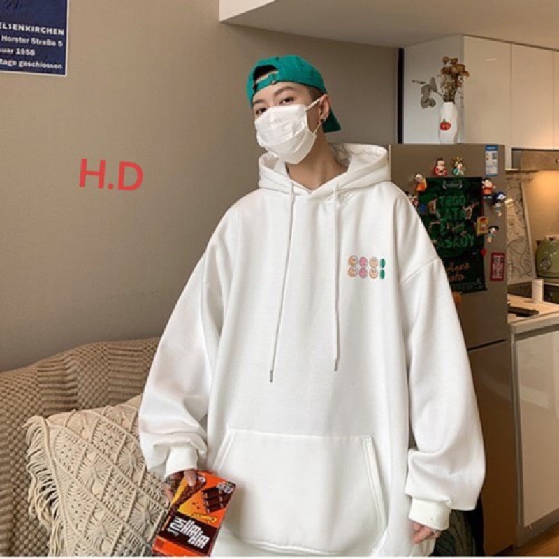 Áo hoodie RUBLAC UlzzangHodie nữ form rộng dài vải nỉ tàu giá rẻ không xù lông hàng quảng châu BST ao thu đông unisex