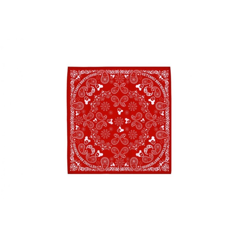 Khăn Bandanas màu đỏ chính hãng VIETGANGZ phối đồ streetstyle