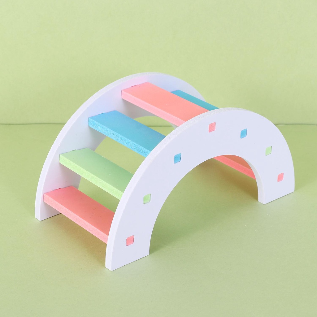 Bộ Đồ Chơi Cầu Gỗ Tập Thể Dục Cho Chuột Hamster
