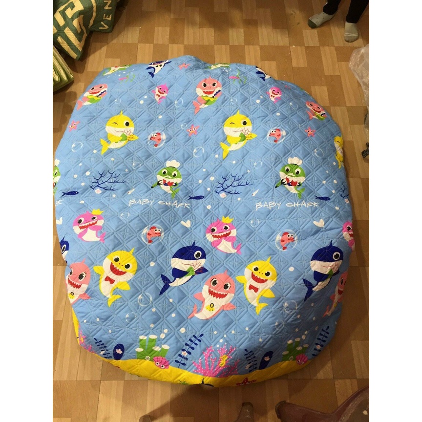 Ga giường trần bông bọc chun poly cotton loại 1, ga trải giường bo chun dày dặn, ga trần bông bo chun giá rẻ